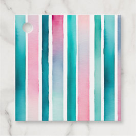 Märkre i Rand Gift med färgämnen Gåvor Etiketter