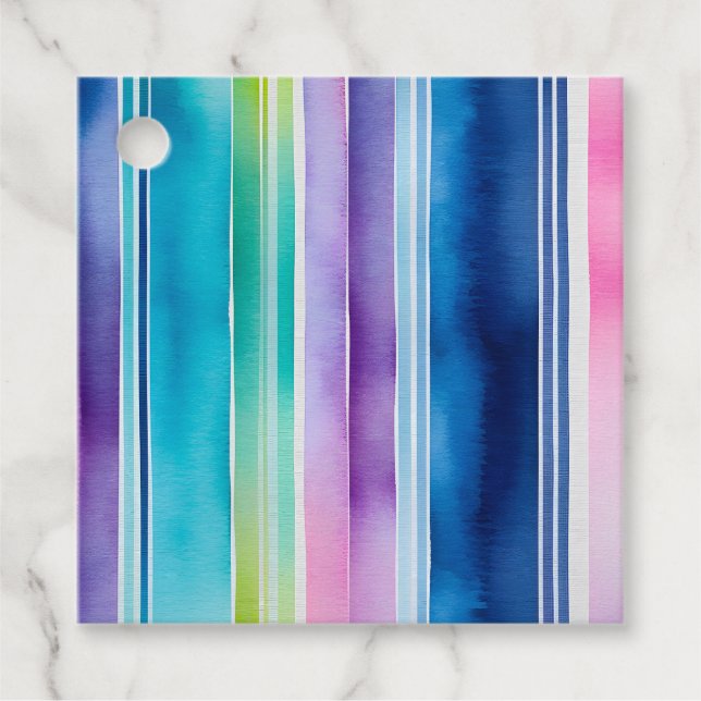 Märkre i Rand Gift med färgämnen Gåvor Etiketter (Framsida)