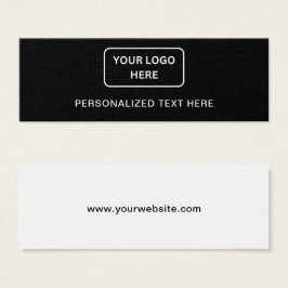 Märkre Logotyp för Personlig av företagstext - Litet Visitkort