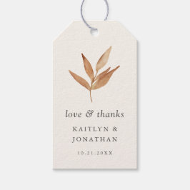 Märkre med enkel Elegant för bröllopsgåva Presentetikett