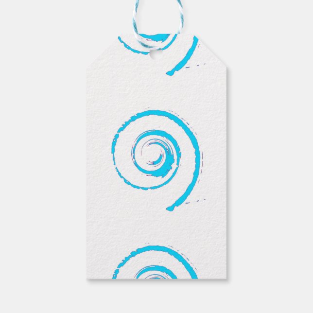 Märkre med ljusblå tråg presentetikett (Baksidan)