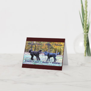 Märkre och Lance Notecard Kort