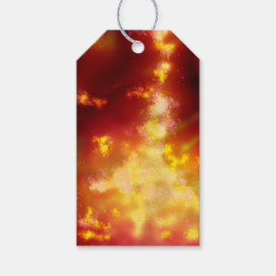 Märkre om gåva från Natt Himlar Flame Gift Presentetikett