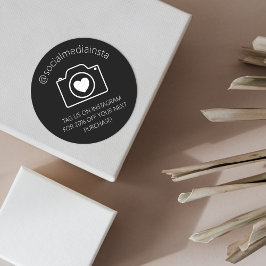 Märkre oss på Instagram för produktmärkning för ra Runt Klistermärke