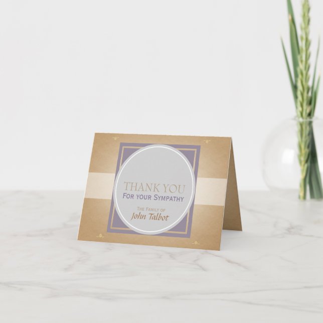 Märkre på Beige Circle P Square Sympathy Tack (Framsida)