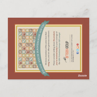 MÄRKRE Primetime Emmys Press Postcard Vykort