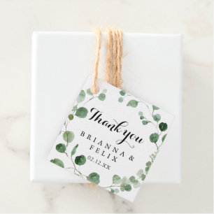 Märkre som gynnar eukalyptus Modern calligraphy We Gåvor Etiketter