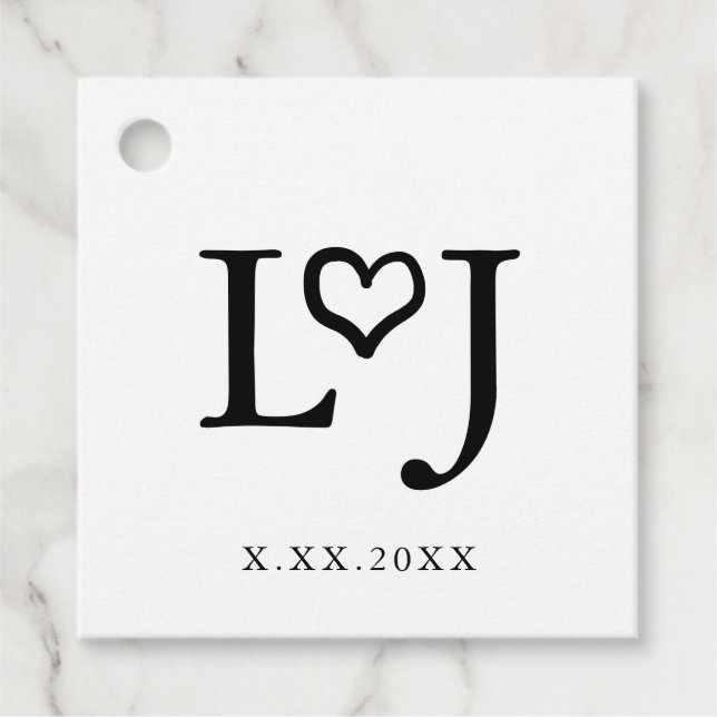 Märkre som gynnar Personlig på pulverbröllop Gåvor Etiketter (Framsida)