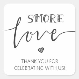 märkre Sticker Gift märkre för mer Kärlek-bröllop Fyrkantigt Klistermärke