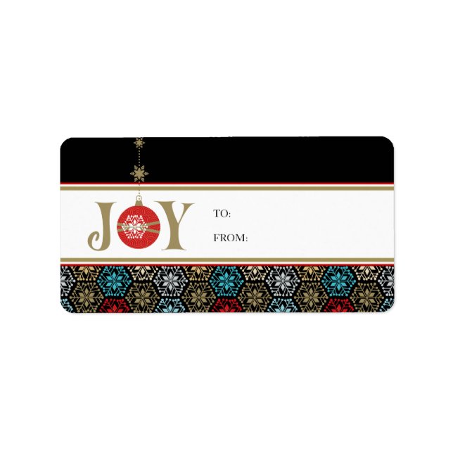 Märkre Stickers - julklapp Adressetikett (Framsidan)