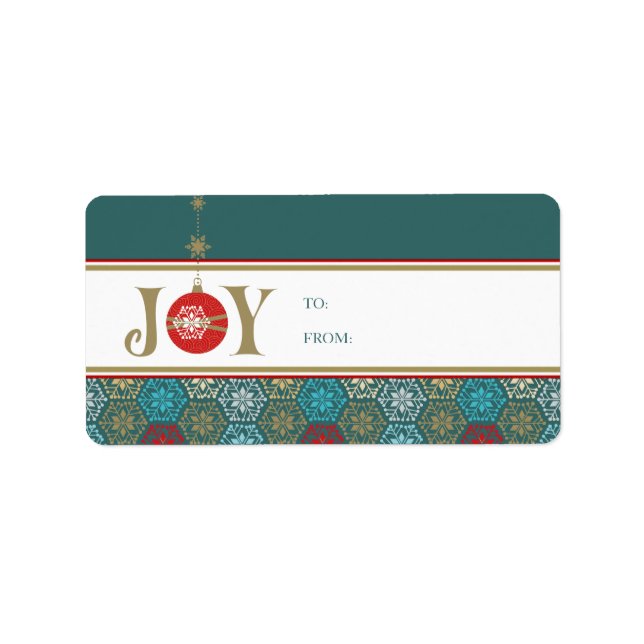 Märkre Stickers - julklapp Adressetikett (Framsidan)