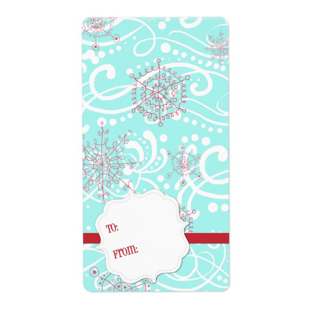 Märkre Stickers - julklapp Fraktsedel (Framsidan)