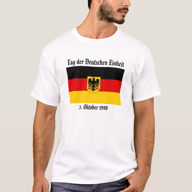 Märkreder Deutschen Einheit, 3. Oktober 1990 T-shirt (Framsida)