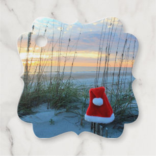märkrn Amelia Island på strandtemat glad helg Gåvor Etiketter