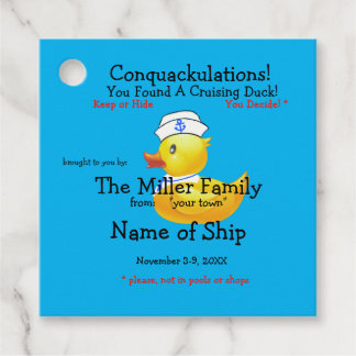 Märkrn Anka Gåvor Etiketter