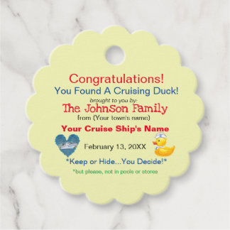 Märkrn Anka Gåvor Etiketter