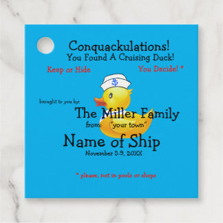 Märkrn Anka Gåvor Etiketter