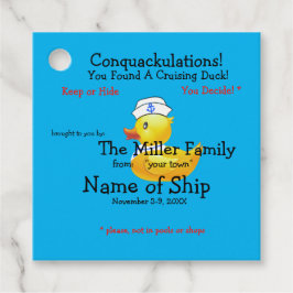 Märkrn Anka Gåvor Etiketter