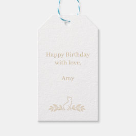 Märkrn anpassade Cat Gift | Tillfällen Presentetikett