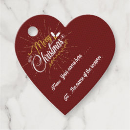 Märkrn anpassade-etikett för julgåvor gåvor etiketter