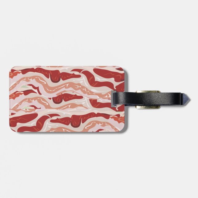 Märkrn Bacon Älskare Travel Bagagebricka (Baksida Vågrät)
