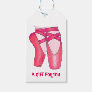 Märkrn Ballet Tofflor Dance Teacher jul Gift  Presentetikett