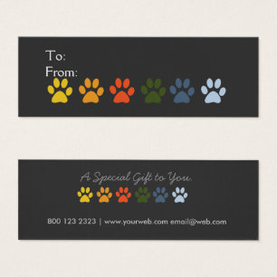 Märkrn Best Pet Sitter Vet Helgdag Gift Certificat Litet Visitkort