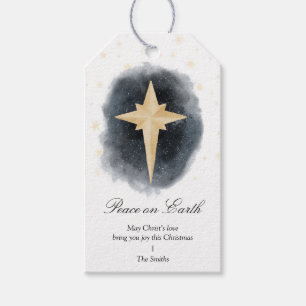 Märkrn Bethlehem Ntivity jul Gift Presentetikett