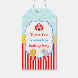 Märkrn Big Top Circus Carnival Gift Presentetikett
