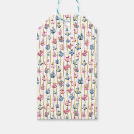 Märkrn blommigt Anchor Gift Presentetikett