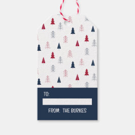 Märkrn Blue Berry Helgdag/julgåva Presentetikett