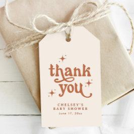 Märkrn Boho Baby Shower Gift Presentetikett