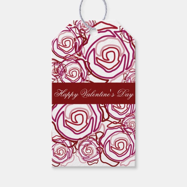 märkrn "Bold Ro Valentine" (ro) Presentetikett (Framsidan)