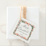 MÄRKRN CHRISTMAS GARLAND-julen Ram Gift Gåvor Etiketter<br><div class="desc">CHRISTMAS GARLAND | God jul | Vattenfärgen Greenery Garland med Märkrn Ribbon och Bow Ram.</div>