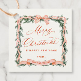 MÄRKRN CHRISTMAS GARLAND-julen Ram Gift Gåvor Etiketter