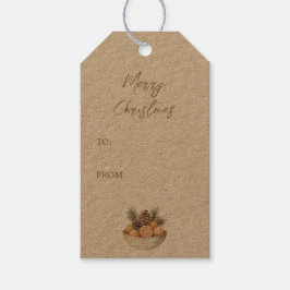 Märkrn Citrus Hygge jul - Rustic Gift Presentetikett