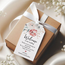 Märkrn Classic Ro Elegant bröllop Welcome Gift