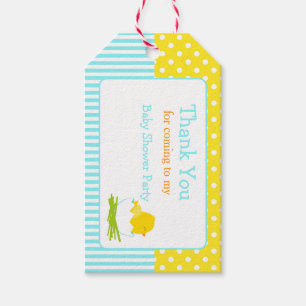 Märkrn Cute Chick Blue Boy Tack Gift Presentetikett