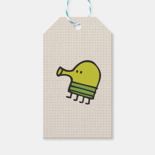 Märkrn Doodle Jump Gift Presentetikett