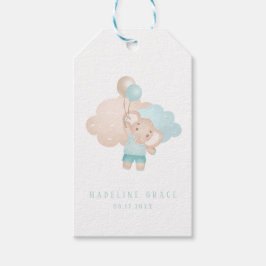 Märkrn Elephant Pojke Baby Shower Favor/Gift Presentetikett