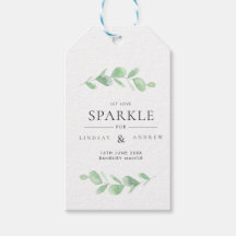 Märkrn Eucalyptus Bough Bröllop Sparkler
