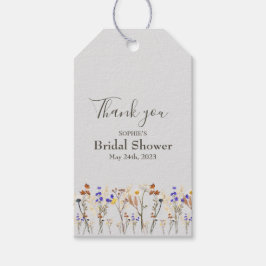 Märkrn Favoriter för vild-blommor i Bröllop-Möhipp Presentetikett