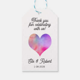 Märkrn Favoriter gåva Presentetikett