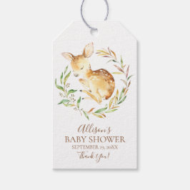 Märkrn Favoriter i Little Hjort Baby Shower Presentetikett