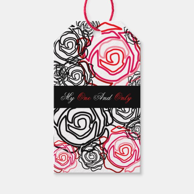märkrn "fet Ro-My One and Only" Presentetikett (Framsidan)