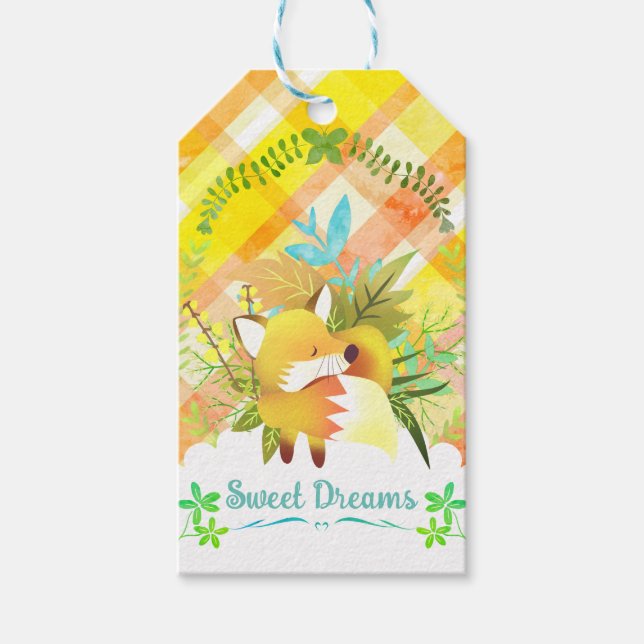 Märkrn Fox Design Gift Presentetikett (Framsidan)