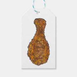 Märkrn Fried Chicken Leg Drumstick Soul Food Gift Presentetikett