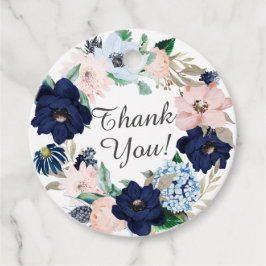 Märkrn Gattfylleri och  Blommigt Babyskåpa med fav Gåvor Etiketter