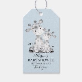 Märkrn Giraffe Baby Shower Favor Gift Presentetikett