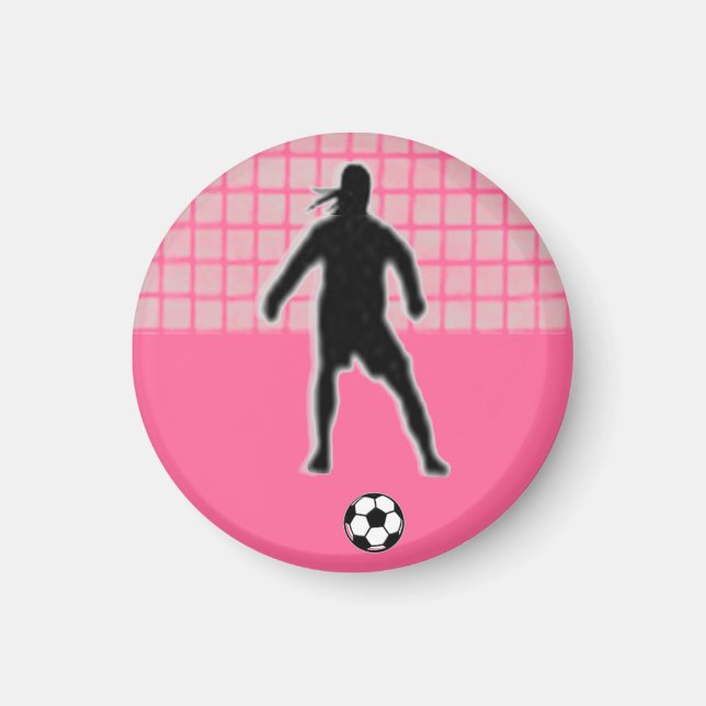 Märkrn Goalkeeper (Female) - Rosa-L Magnet (Framsidan)